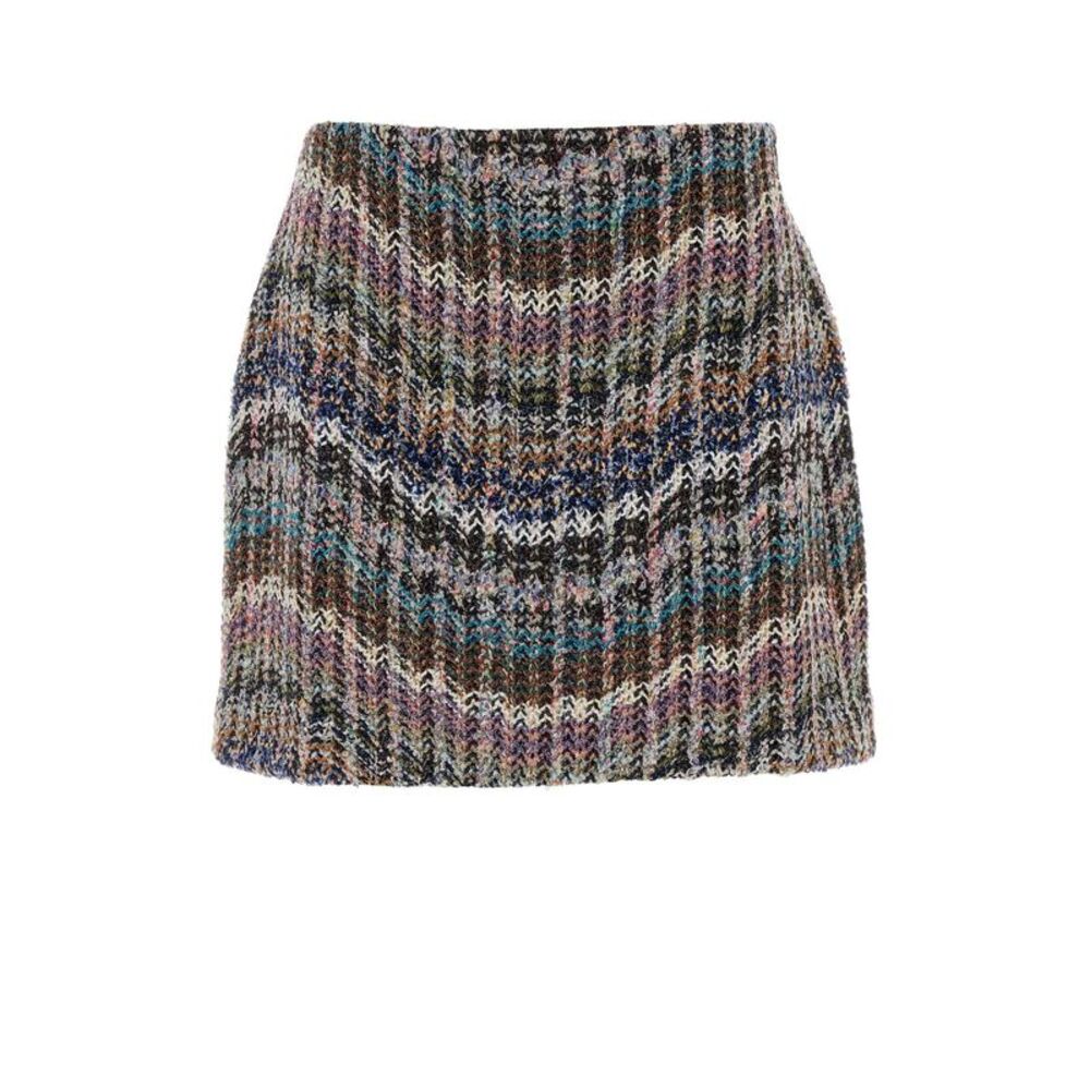 Missoni Women Embroidered Boucle Mini Skirt